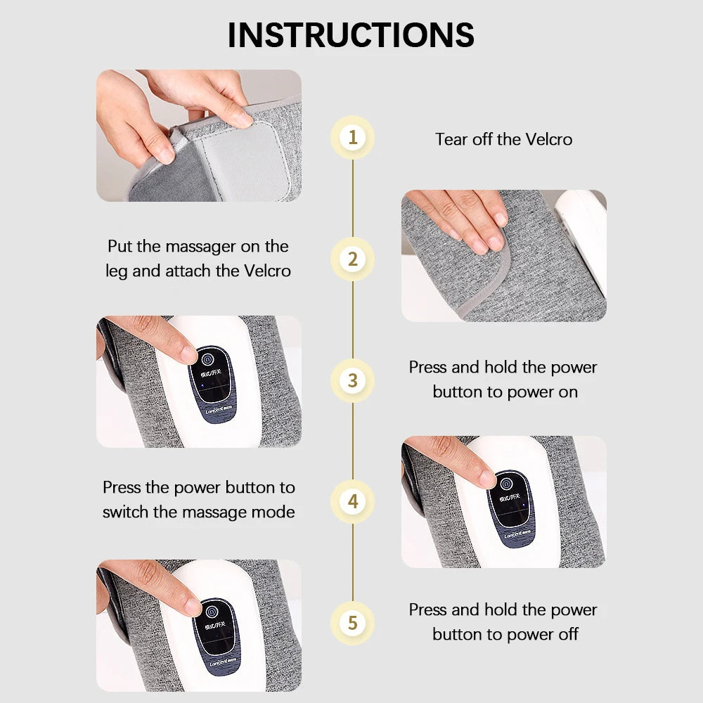 3-in-1 Arm And Leg Compression & Massage Therapy Device